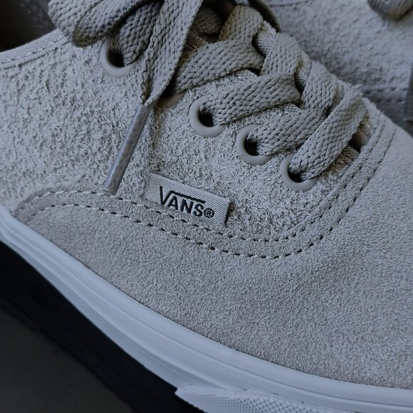 Vans Women's Authentic Suede Mix Sneaker in Awesome Moon Rock Brown Gray - Picture 4 of 11